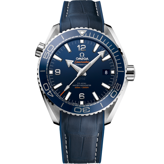 Omega Seamaster Planet Ocean 43.5 mm Steel Blue Dial Strap 215.33.44.21.03.001