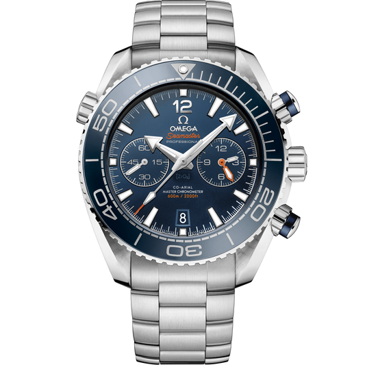 Omega Seamaster Planet Ocean 45.5 mm Steel Blue Dial Bracelet 215.30.46.51.03.001