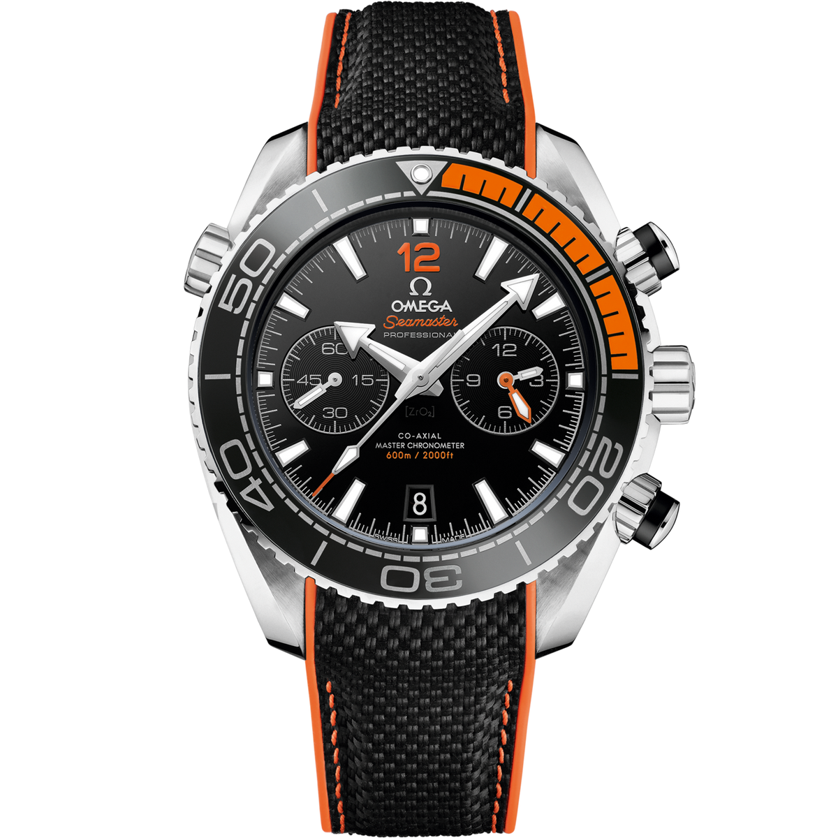 Omega Seamaster Planet Ocean 600M 45.5 mm Steel Black Dial Strap 215.32.46.51.01.001