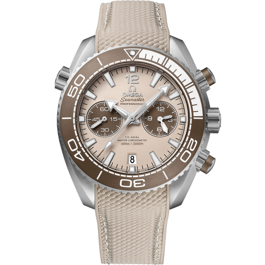 Omega Seamaster Planet Ocean 45.5 mm Steel Linen Dial Strap 215.32.46.51.09.001