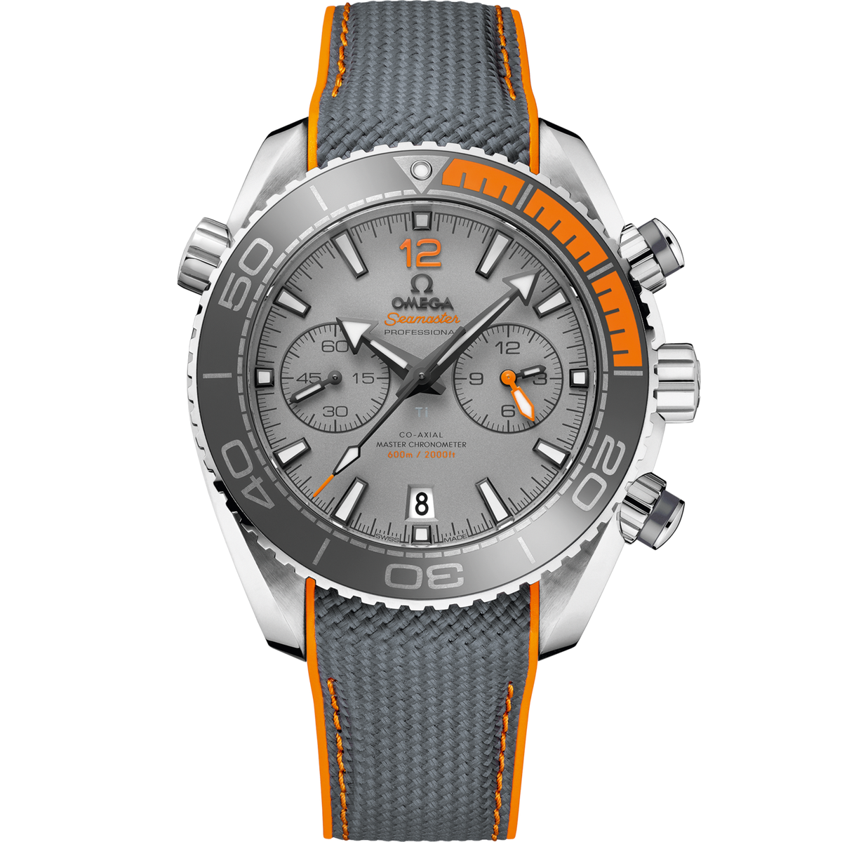 Omega Seamaster Planet Ocean 45.5 mm Titanium Grey Dial Strap 215.92.46.51.99.001