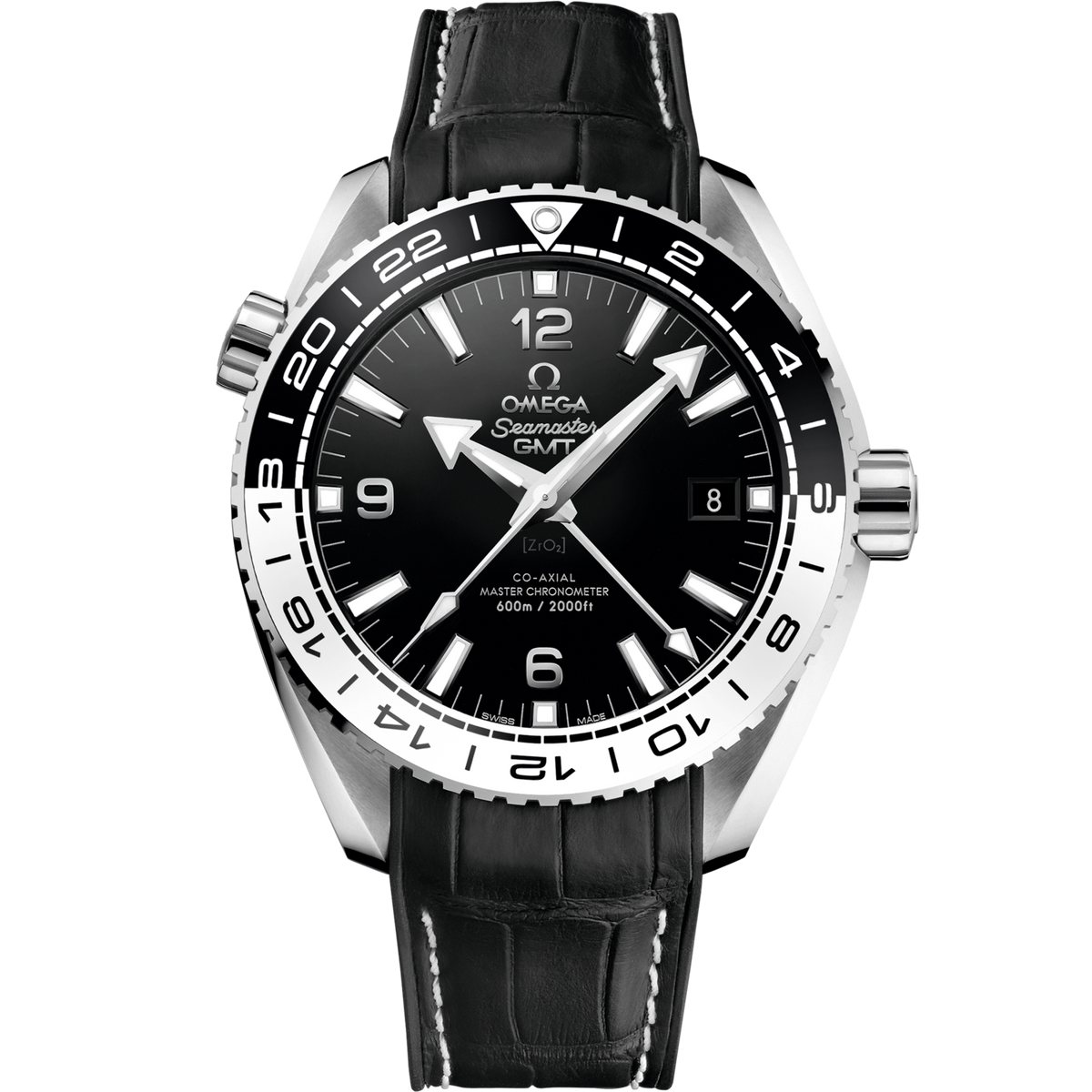 Omega Seamaster Planet Ocean 43.5 mm Steel Black Dial Strap 215.33.44.22.01.001