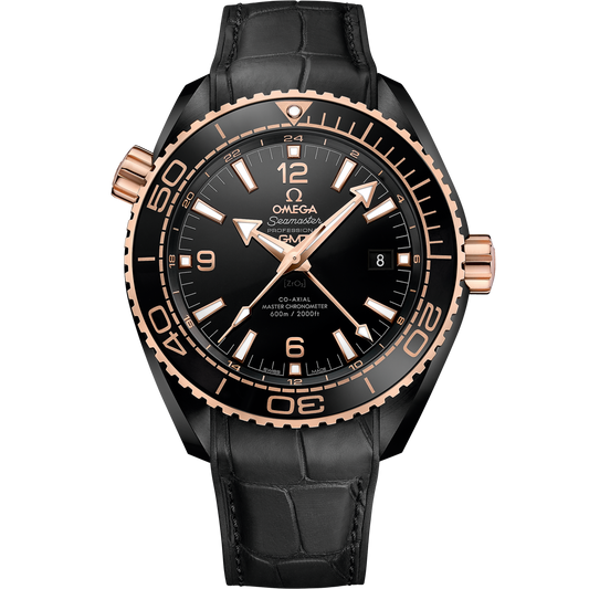 Omega Seamaster Planet Ocean 45.5 mm Ceramic Black Dial Strap 215.63.46.22.01.001
