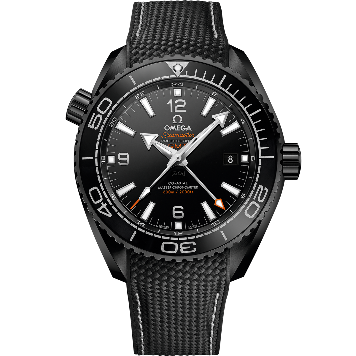 Omega Seamaster Planet Ocean 45.5 mm Black Ceramic Black Dial Strap 215.92.46.22.01.001