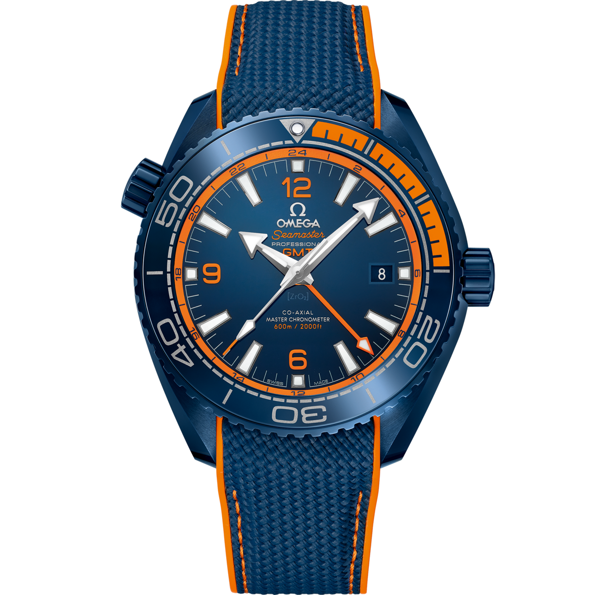 Omega Seamaster Planet Ocean 45.5 mm Ceramic Blue Dial Strap 215.92.46.22.03.001