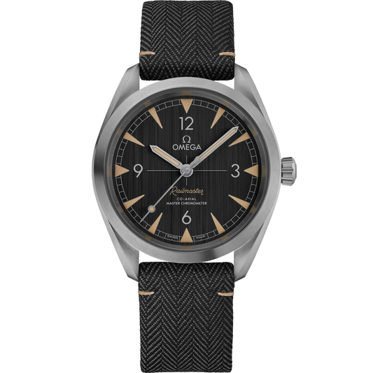 Omega Seamaster Railmaster 40 mm Steel Black Dial Strap 220.12.40.20.01.001