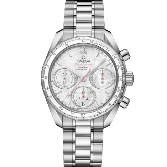 Omega Speedmaster 38 Steel White Dial Bracelet 324.30.38.50.55.001