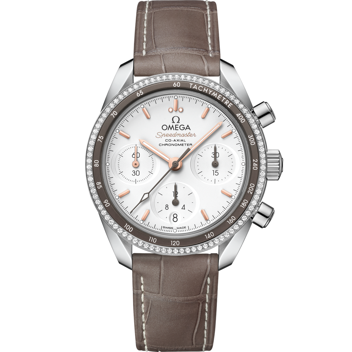 Omega Speedmaster 38 38 mm Steel Silver Dial Strap 324.38.38.50.02.001
