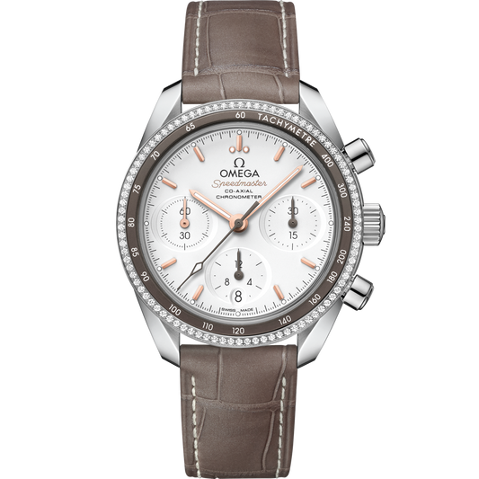 Omega Speedmaster 38 38 mm Steel Silver Dial Strap 324.38.38.50.02.001