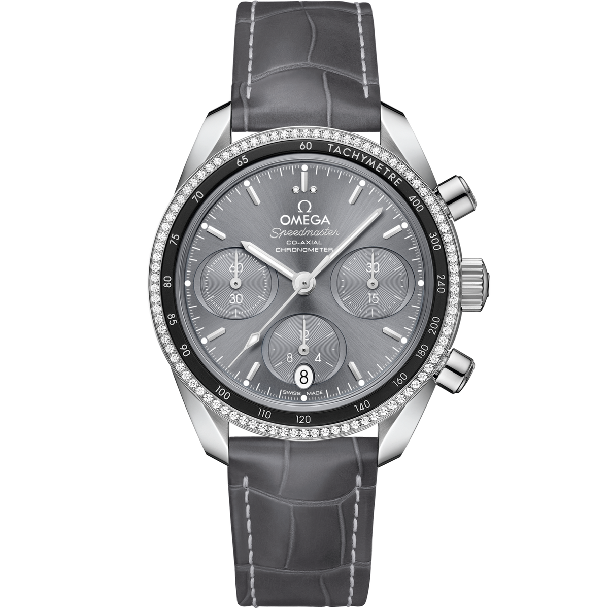 Omega Speedmaster 38 Steel Grey Dial Strap 324.38.38.50.06.001