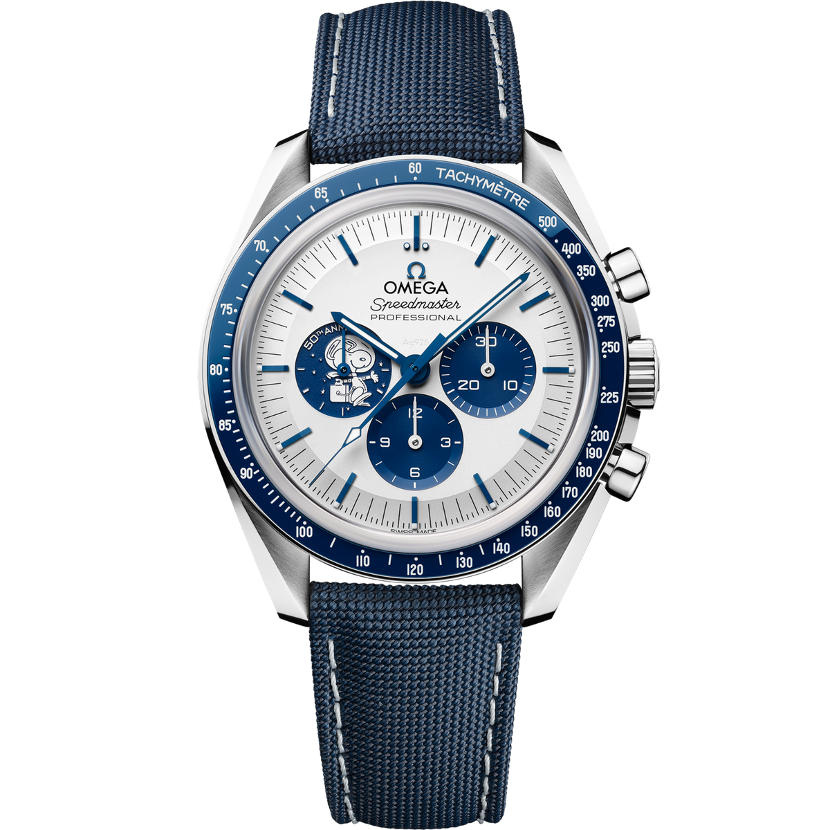 Omega Snoopy Speedmaster '57 42 mm Steel Silver Dial Bracelet 310.32.42.50.02.001