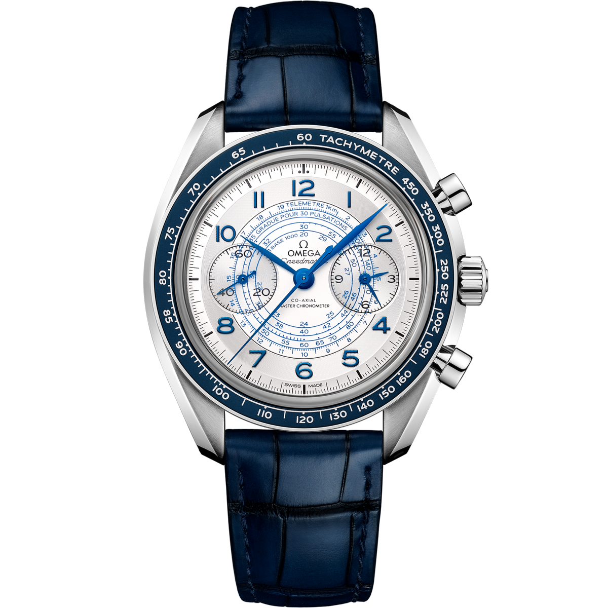 Omega Speedmaster Chronoscope Steel Silver Dial Strap 329.33.43.51.02.001