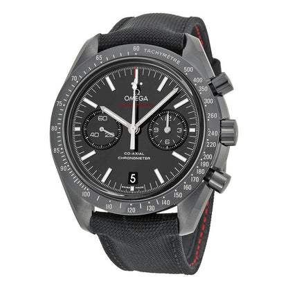 OMG Speedmaster Dark Side of the Moon 311.92.44.51.01.003 ZrO2 Ceramic 44.25mm Co-Axial Chronograph Black Nylon Codura Strap 9300 Moonwatch