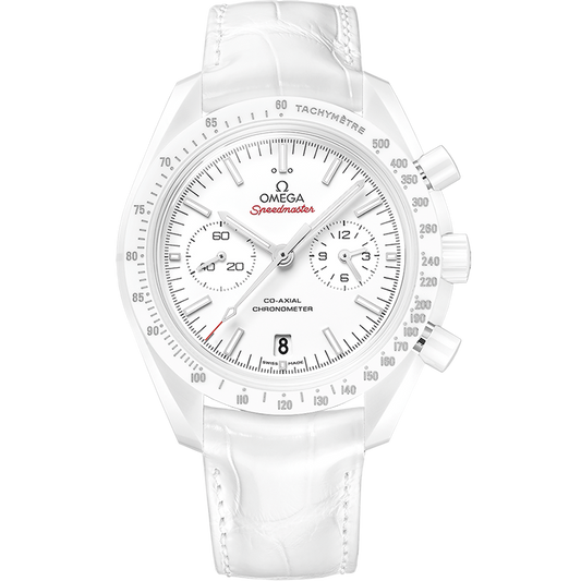 Omega Speedmaster Dark Side of the Moon 44.25 mm White Ceramic White Dial Strap 311.93.44.51.04.002