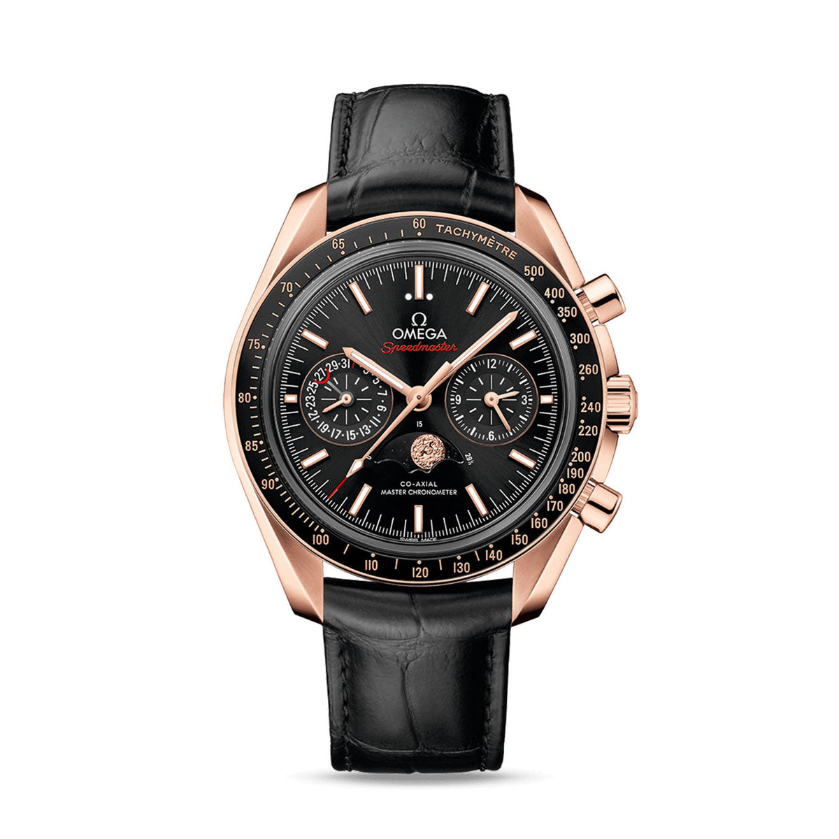 OMG Speedmaster MOONPHASE CO‑AXIAL MASTER CHRONOMETER MOONPHASE CHRONOGRAPH Ref# 304.63.44.52.01.001