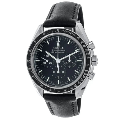 OMG Speedmaster Moonwatch Black Leather Strap 42mm 310.32.42.50.01.002