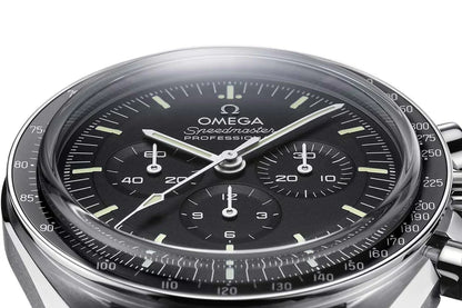 OMG Speedmaster Moonwatch Black Leather Strap 42mm 310.32.42.50.01.002