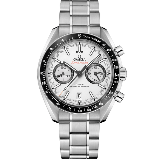Omega Speedmaster Racing 44.25 mm Stainless Steel White Dial Bracelet 329.30.44.51.04.001