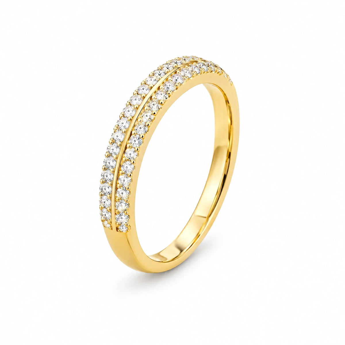 Ophelia 18K Gold Plated 925 Sterling Silver Cubic Zirconia Ring