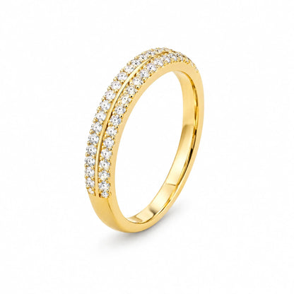 Ophelia 18K Gold Plated 925 Sterling Silver Cubic Zirconia Ring