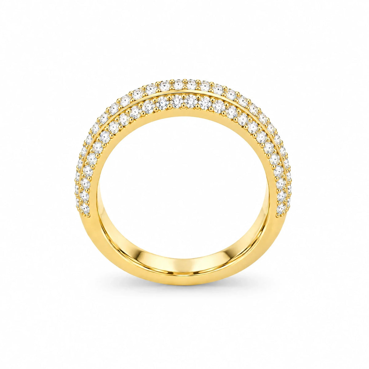 Ophelia 18K Gold Plated 925 Sterling Silver Cubic Zirconia Ring