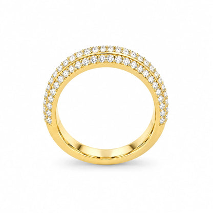 Ophelia 18K Gold Plated 925 Sterling Silver Cubic Zirconia Ring