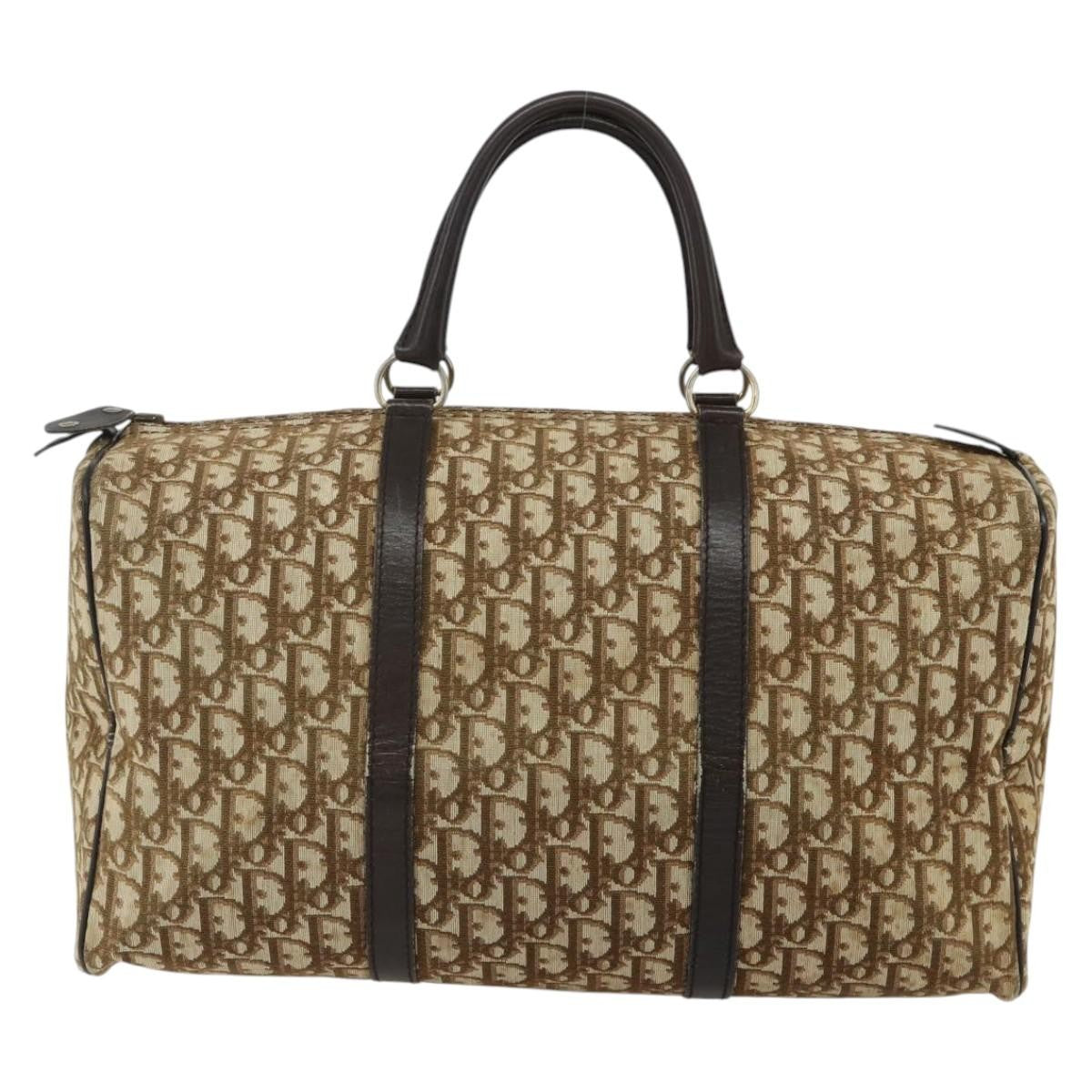 Vintage Convertible Duffle Bag Diorissimo Canvas Large