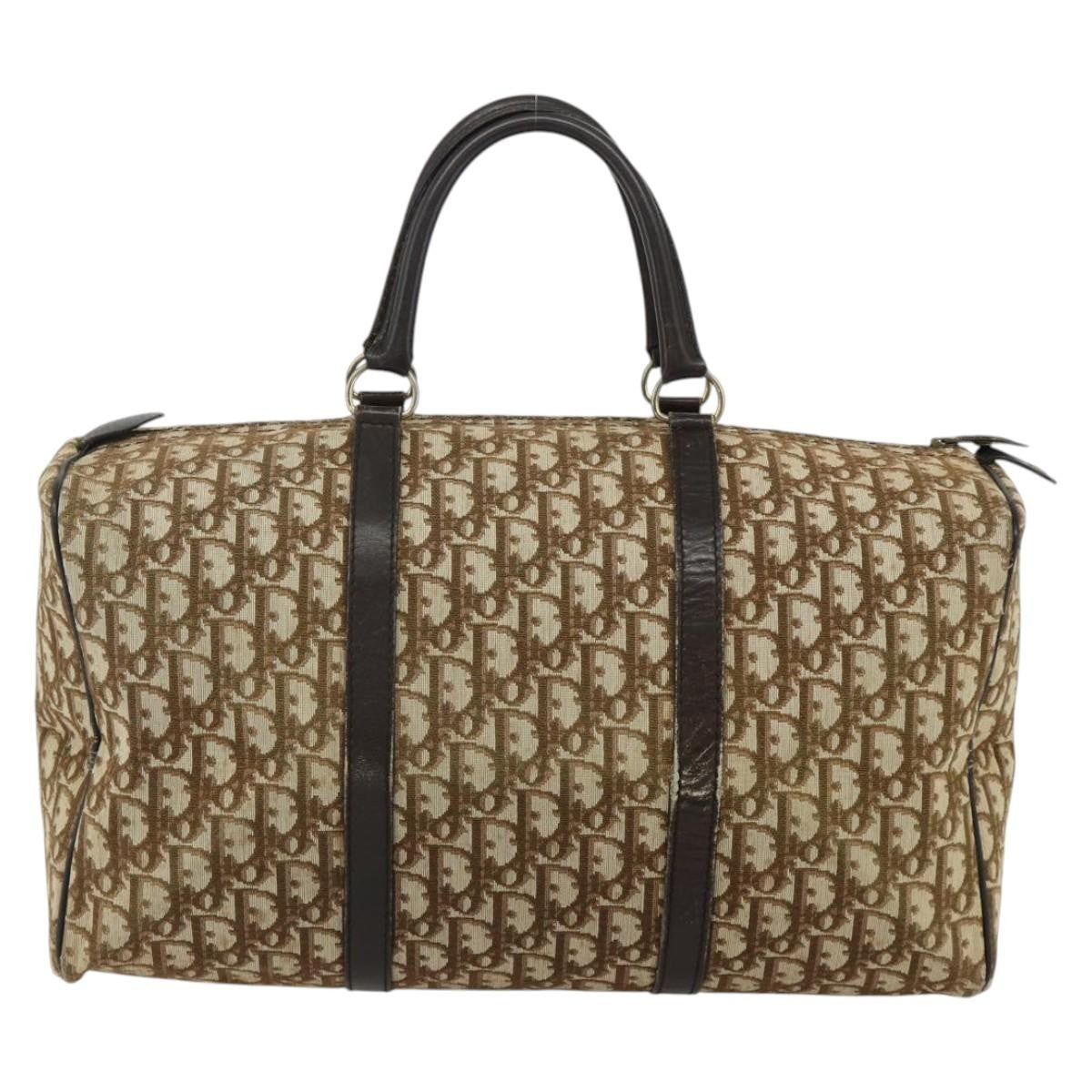 Vintage Convertible Duffle Bag Diorissimo Canvas Large