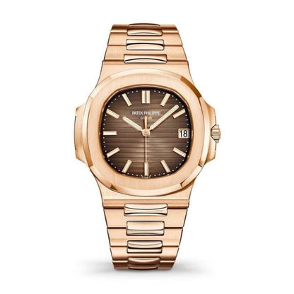P. Philippe Nautilus Rose Gold 5711-1R-001 with Light/Dark Brown Gradated dial