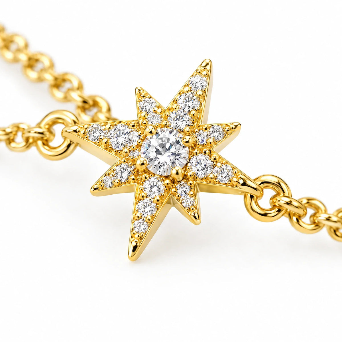 Polaris 18K Gold Plated 925 Sterling Silver Cubic Zirconia Bracelet