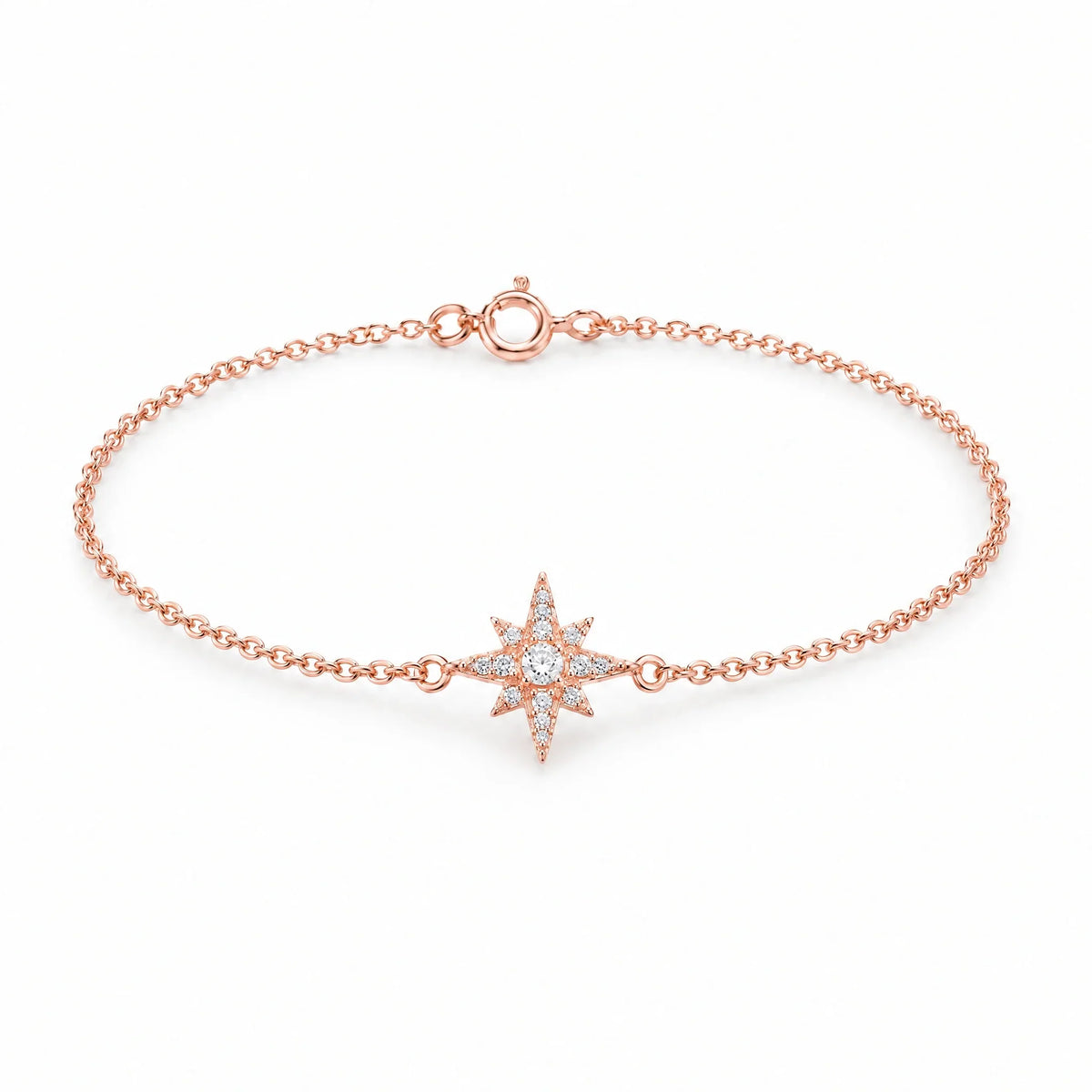 Polaris 18K Gold Plated 925 Sterling Silver Cubic Zirconia Bracelet