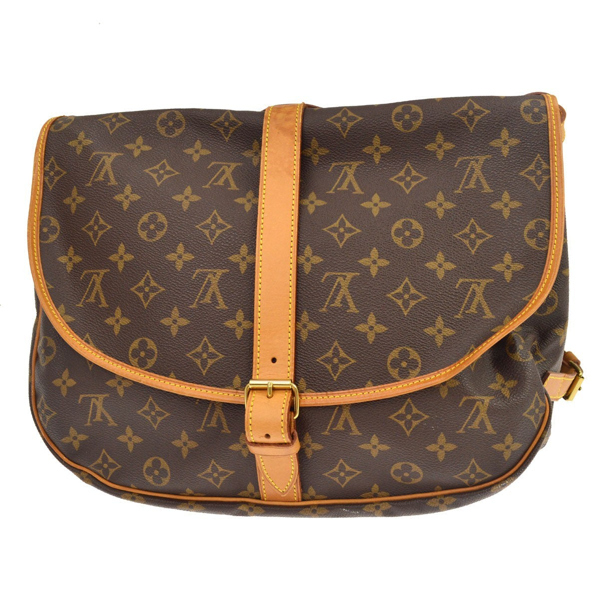 Saumur Handbag Monogram Canvas 35