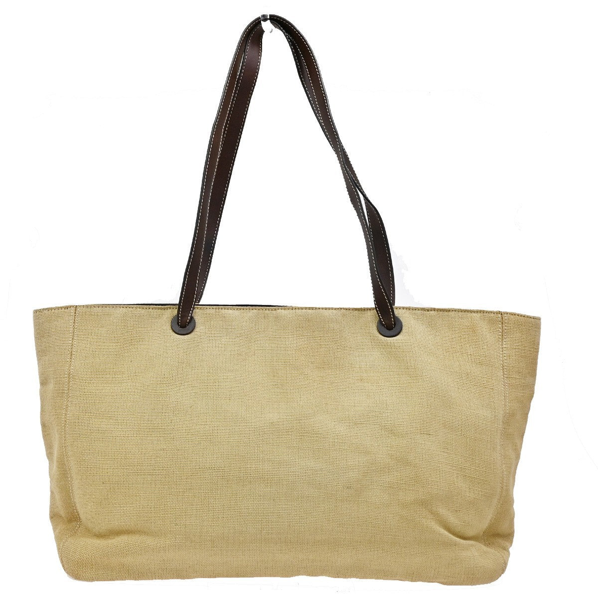 Vintage CC Tote Raffia Large