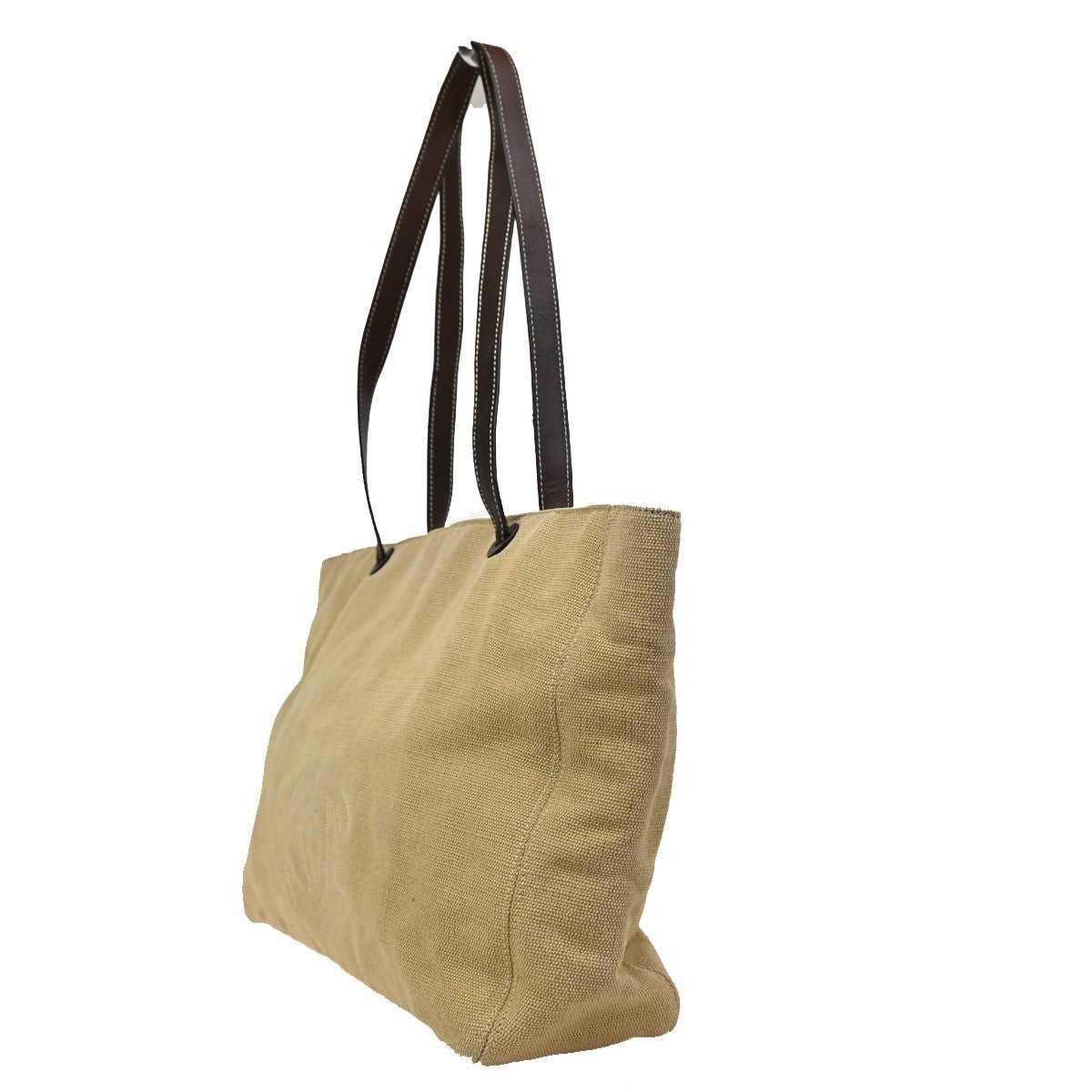 Vintage CC Tote Raffia Large