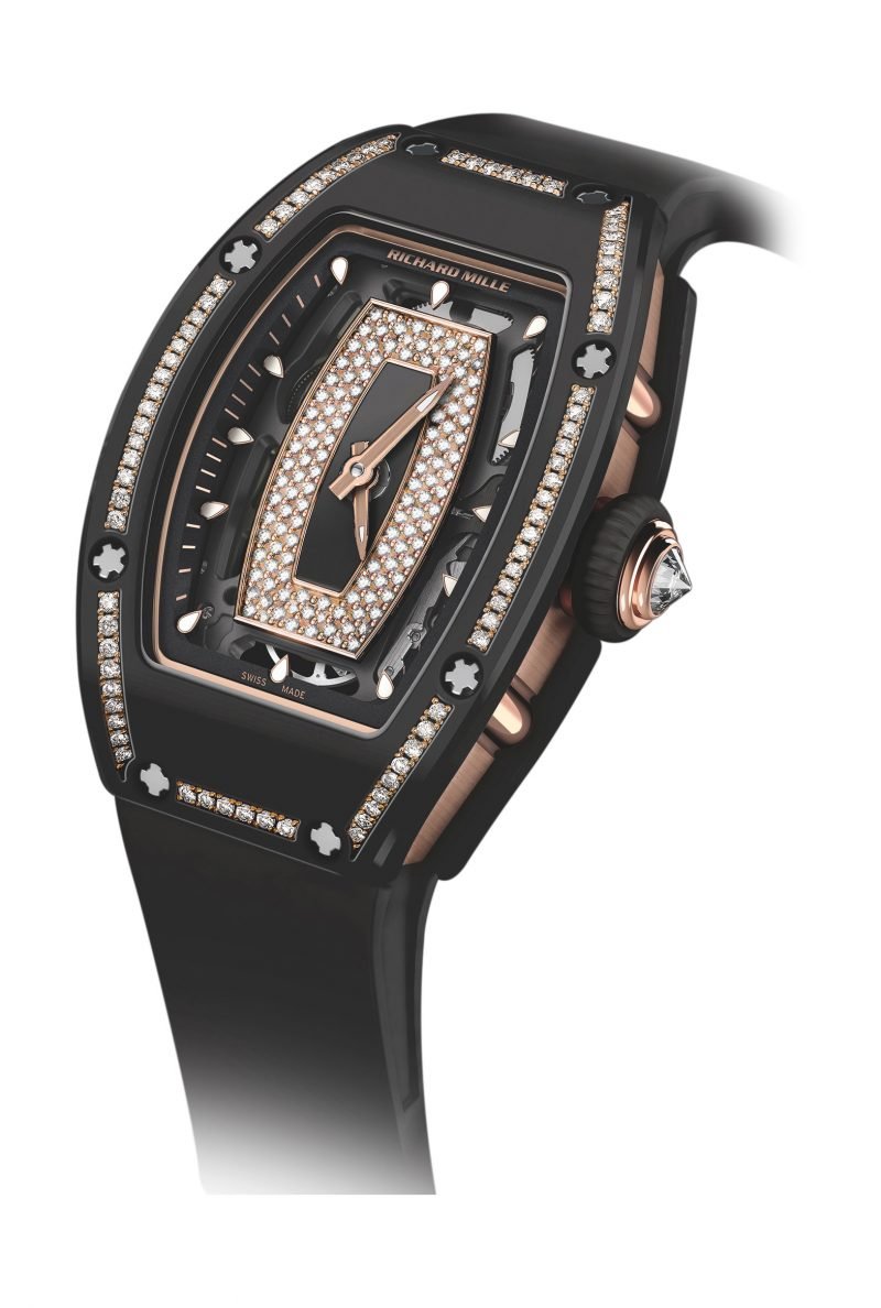 RM 07-01 Ceramique Noire Serti