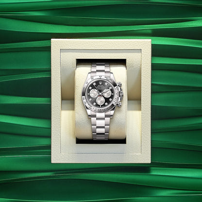 Cosmograph Daytona 40mm, 18k White Gold, Ref# 126509-0002