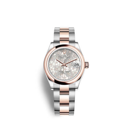 Datejust 31mm, Oystersteel and 18k Everose Gold and Diamonds, Ref# 278241-0031