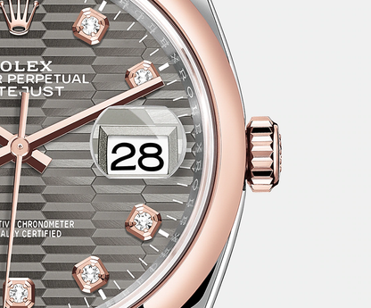 Datejust 36mm, Oystersteel and 18k Everose Gold, Ref# 126201-0042