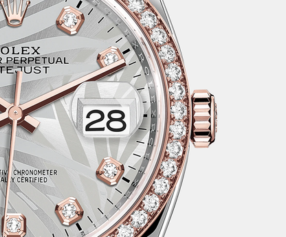 Datejust 36mm, Oystersteel and 18k Everose Gold, Ref# 126281rbr-0025