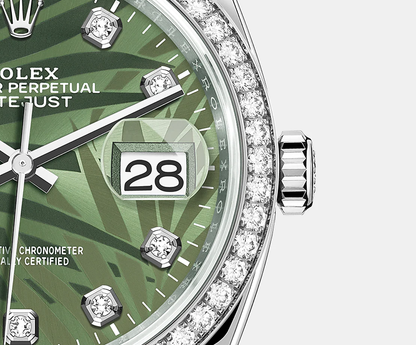 Datejust 36mm, Oystersteel and 18k White Gold, Ref# 126284rbr-0048