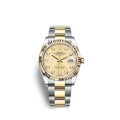 Datejust 36mm, Oystersteel and 18k Yellow Gold, Ref# 126233-0046