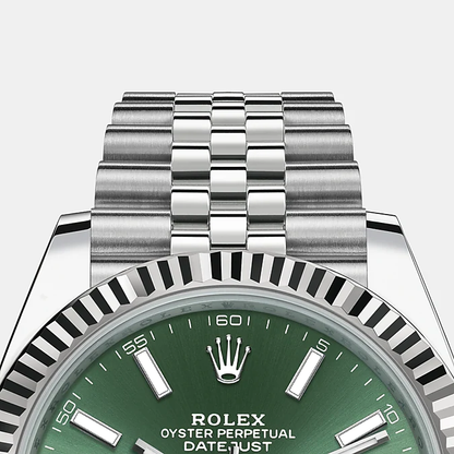 Datejust 41mm, Oystersteel and 18k White Gold, Ref# 126334-0028