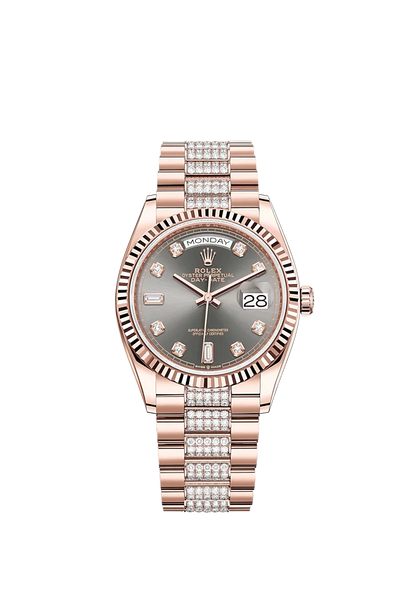 Day-Date, 36mm, 18k Everose Gold, Ref# 128235-0051
