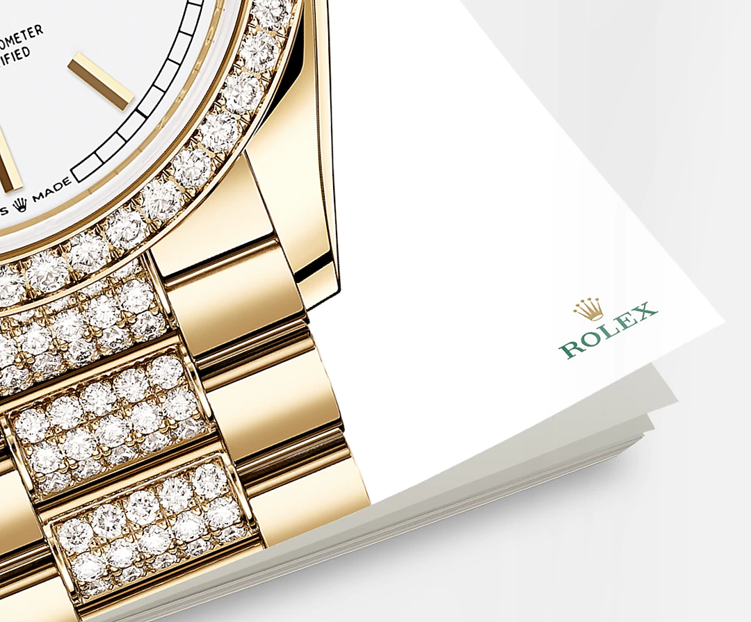 Day-Date, 36mm, 18k Yellow Gold, Ref# 128348rbr-0048