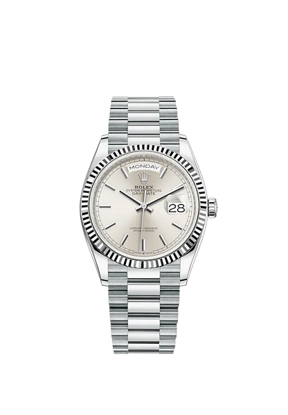 Day-Date, 36mm, Platinum, Ref# 128236-0001