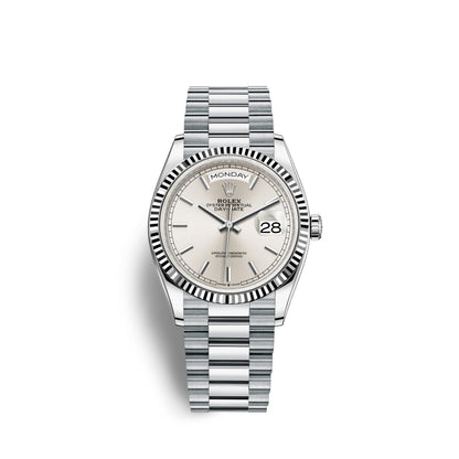 Day-Date, 36mm, Platinum, Ref# 128236-0001
