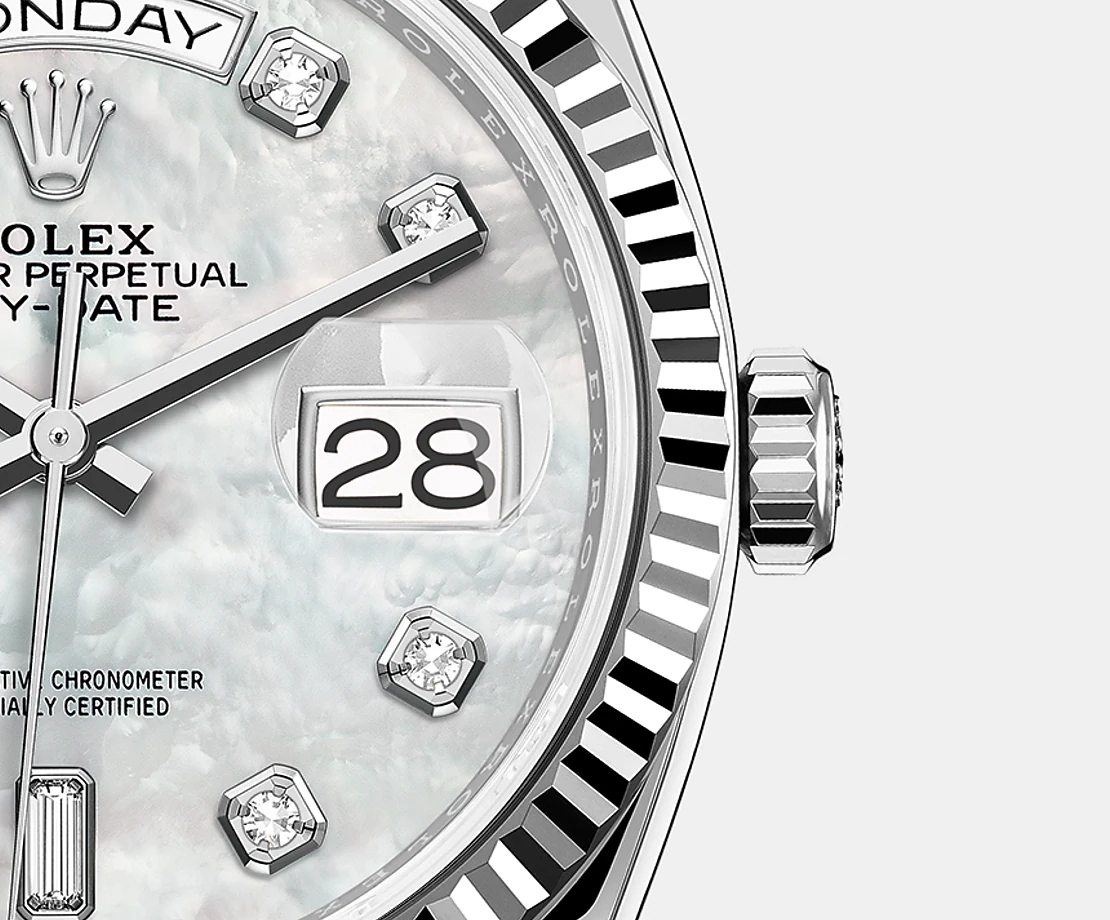 Day-Date, 36mm, Platinum, Ref# 128236-0002