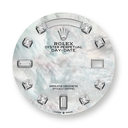 Day-Date, 36mm, Platinum, Ref# 128236-0002