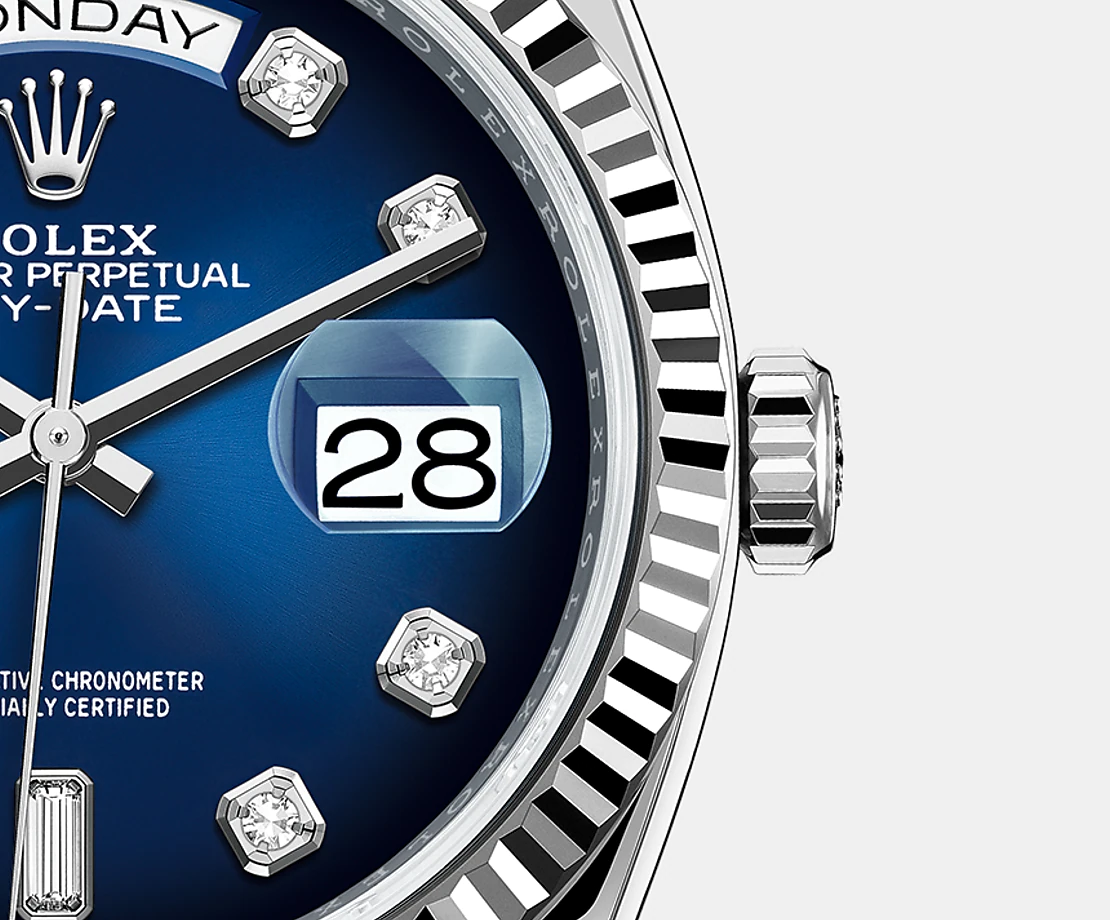 Day-Date, 36mm, Platinum, Ref# 128236-0005