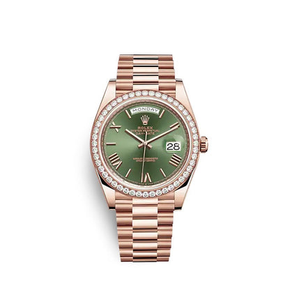 Day-Date 40 Everose gold Ref# 228345RBR-0011
